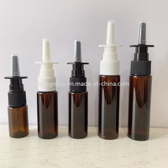 20 мл пластиковый ПЭТ пустой медицинский носовой распылитель распылитель тумана