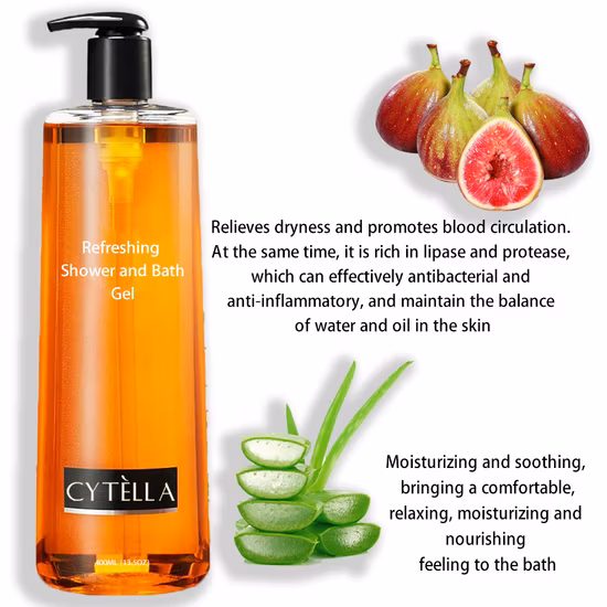 Увлажняющее очищающее средство для ежедневного мытья тела и гель для бритья с чистой пеной для ополаскивания