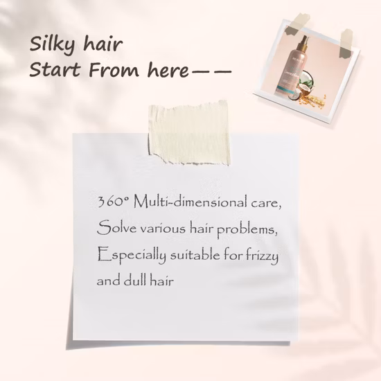 OEM-спрей для волос с кератином, разглаживающий термозащитный спрей для волос